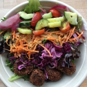 Gluten-free falafel from VERTS Mediterranean Grill